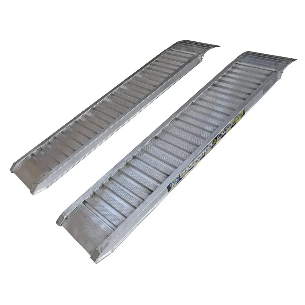Hliníkové nájezdy, 1 pár, délka 1 m, výška profilu 50 mm, nosnost 2.850 kg