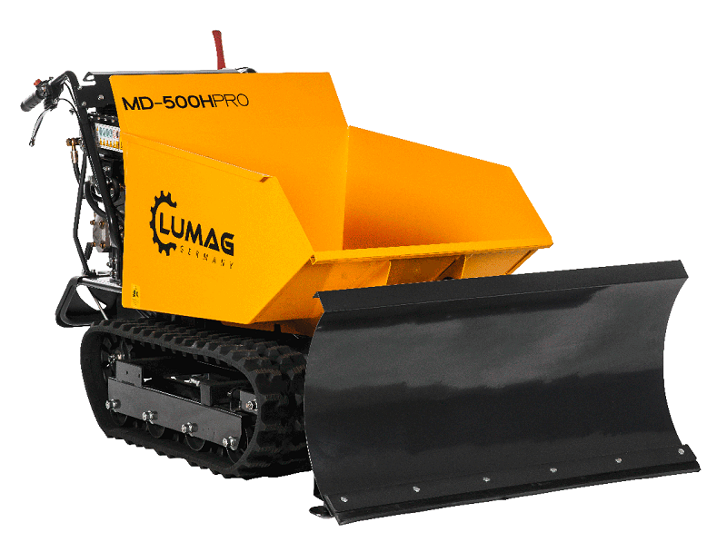 Minidumper pásový MD 500H-PRO, 6,8 kW, nosnost 500 kg Lumag