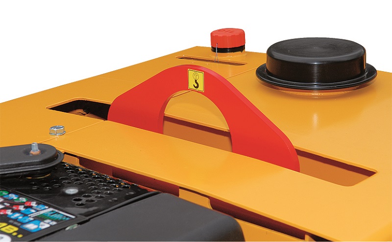 Vedený vibrační válec, naftový motor HATZ, 12 kN, 580 kg VVV 600/12 HE NTC - elektrický start