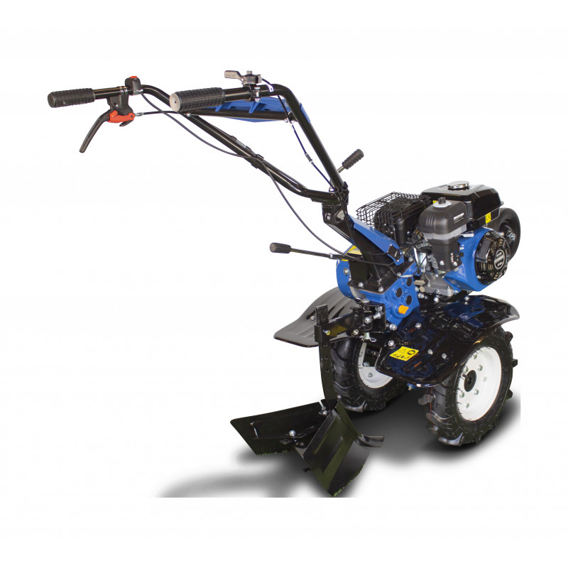 Benzínový kultivátor 4-taktní motor, 212 cm³, 8 nožů, záběr 100 cm, s radličkou a vyměnitelnými koly HMTC100-A HYUNDAI