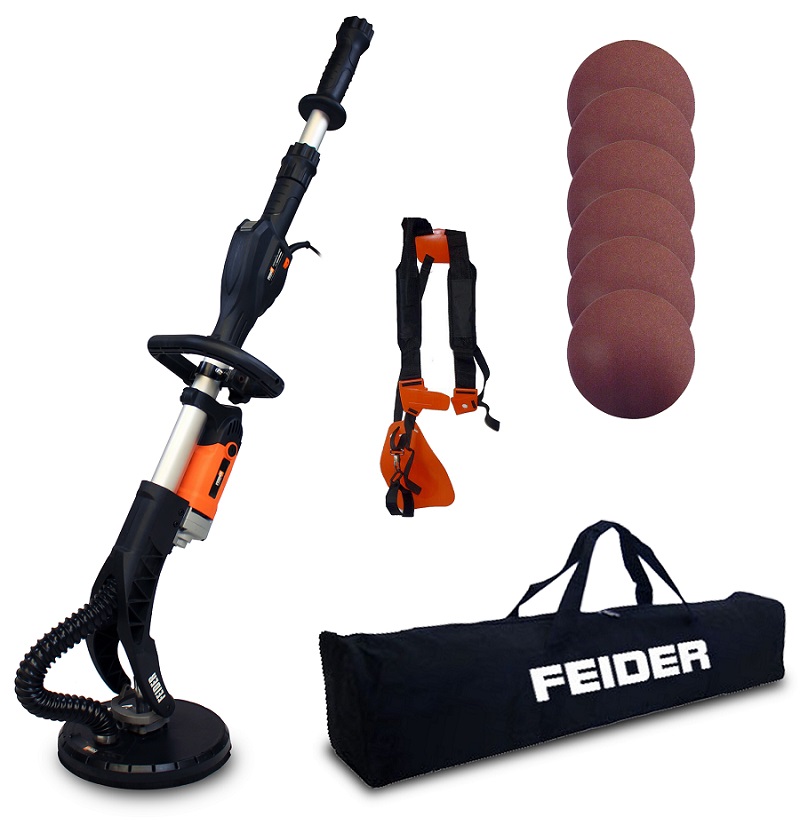 Bruska na podlahy, stěny, stropy, na sádrokarton, omítky a další materiály a povrchy, 710 W, 225 mm FPG710-SH FEIDER - VÝPRODEJ