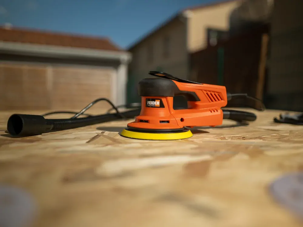 Excentrická bruska 350 W, průměr 150 mm, bezuhlíkový motor FPO350B FEIDER - VÝPRODEJ