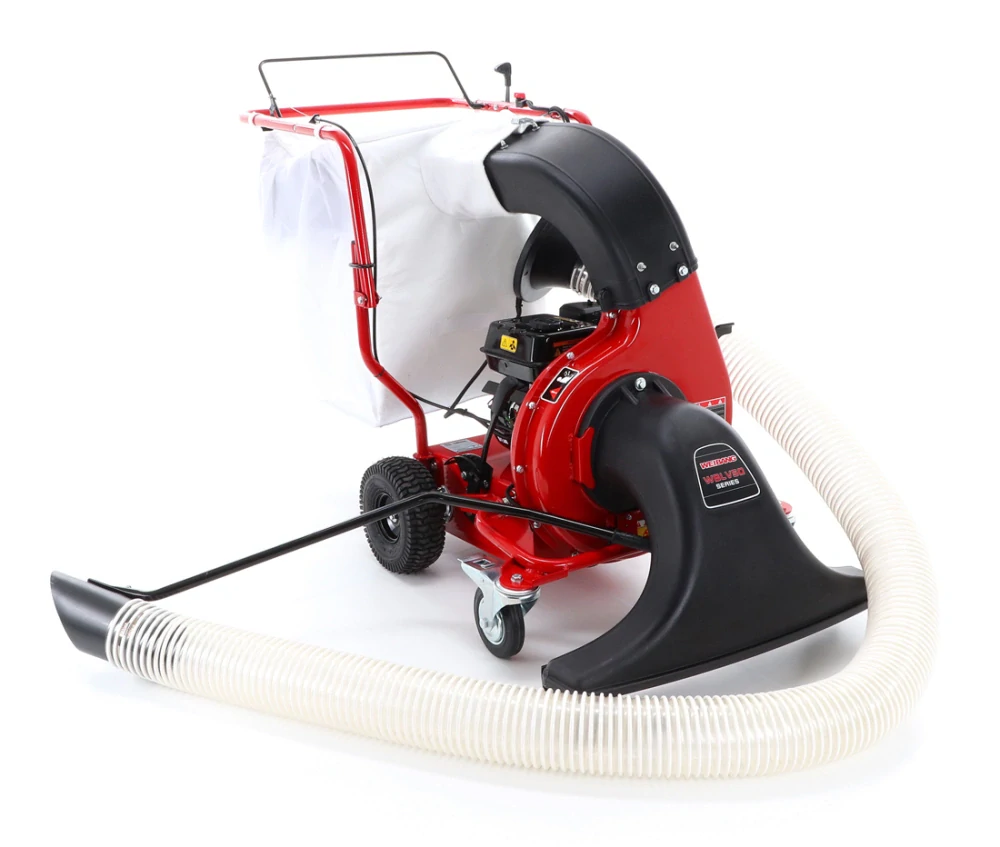 Vysavač listí, benzínový vysavač listí, vysavač na odpad, s pojezdem, záběr 80 cm, 240 l sběrný vak, benzínový motor 6 HP, WB LV506C Weibang