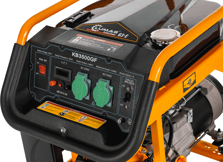 Generátor, benzínová elektrocentrála 3 kW G3-E Lumag