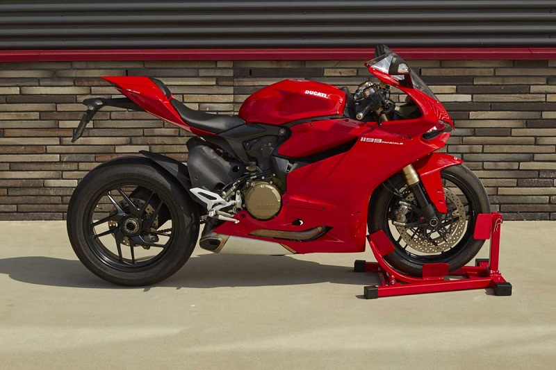 Motocyklový protipojezdový stojan pro uchycení předního kola - M 2