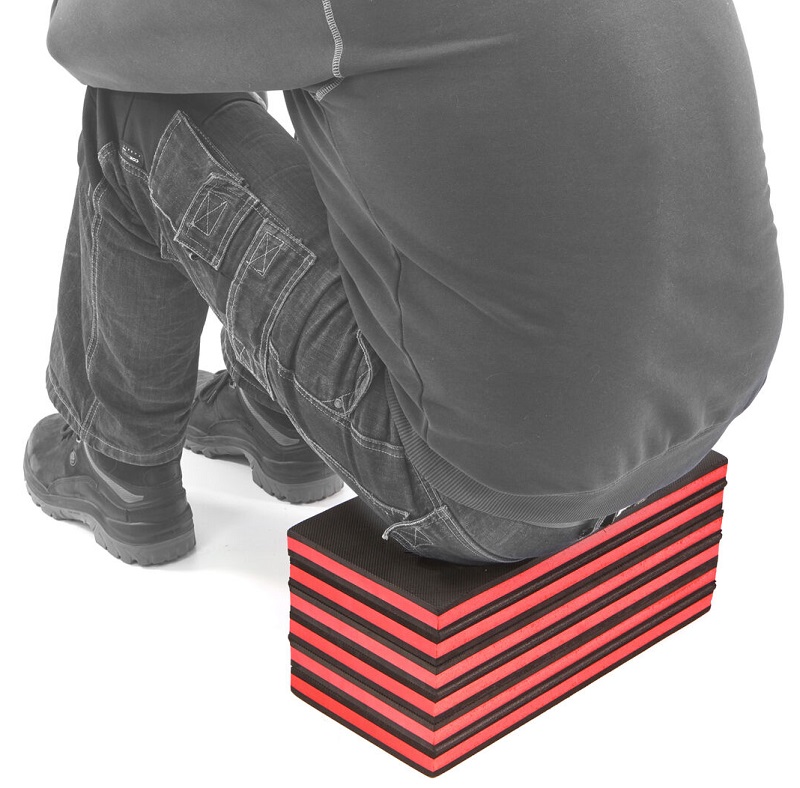 Dílenská montážní skládací pěnová podložka, lehátko pro mechaniky, sedák, chránič kolen 1200 x 420 x 30 mm