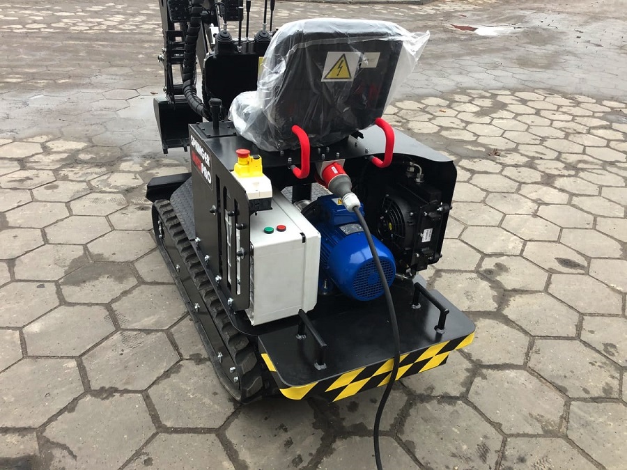 Mikrobagr , minirypadlo SPRINGER MAX-PRO-E , 850 kg , 360 rotace, Elgo Plus