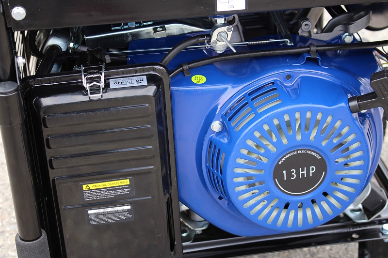 Jednofázová benzínová elektrocentrála, stavební benzínový generátor, 4 kW, systém AVR, HG4000-A HYUNDAI - VÝPRODEJ