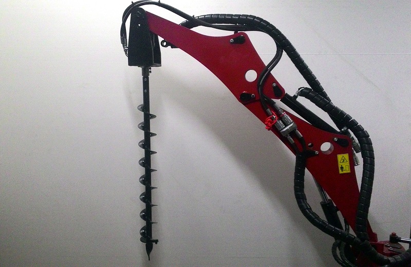 Hydraulická vrtací souprava se třemi vrtáky pro bagry Elgo Plus