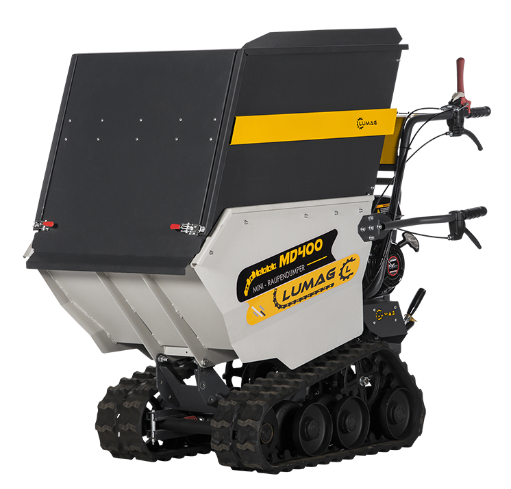 Minidumper pásový, MD 400 GX HONDA motor, 3,6 kW, nosnost 400 kg , Lumag