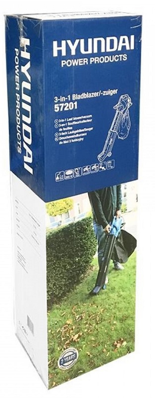 Fukar, vysavač a drtič listí 3 v 1 HAS30TCL, 3000 W, HYUNDAI