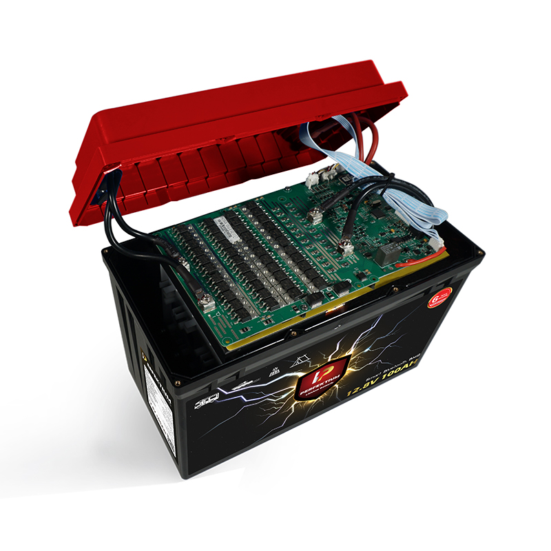 Trakční baterie 100 Ah, 12,8 V, Perfektium LiFePo4 Lithium, přes 4000 cyklů, 6 let záruka, se Smart BMS, Bluetooth a vyhřívací fólií, PF-12.8V 100Ah Perfektium
