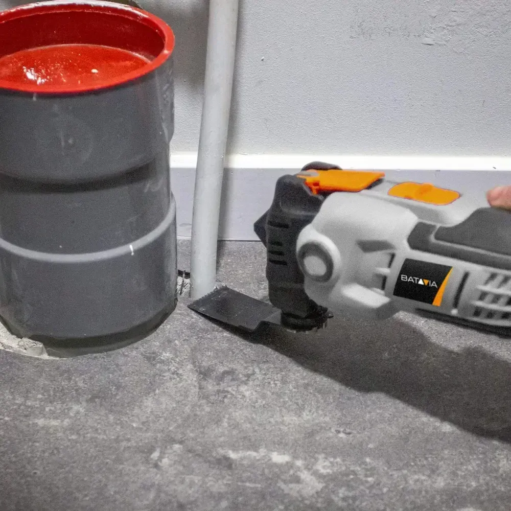 Aku Multitool, bezdrátový univerzální, mulifunkční, oscilační nástroj s potlačením hluku i vibrací, 5.000 - 18.000 ot./min., 18V Li-Ion, bez baterie a nabíječky, MAXXPACK BATAVIA