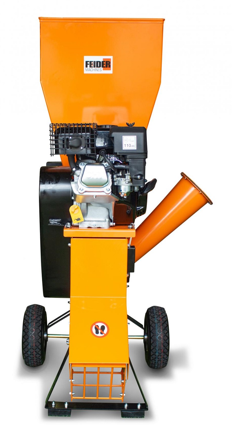 Štěpkovač, drtič větví, benzínový motorový drtič, 4,5 kW, do průměru max. 4,9 cm, FBT220 FEIDER