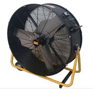 Profesionální ventilátor s max. průtokem vzduchu 13.200 m3/hod, krytím IP20, průměrem 90cm a 2 rychlosti, DF36P MASTER