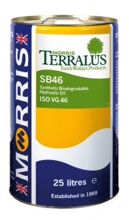 Morris Terralus SB 46 - ekologický plně syntetický hydraulický olej , 25 l