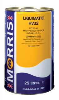 Morris Liquimatic HV32 - ISO VG 32 - hydraulický olej pro vysoký výkon , 25 l