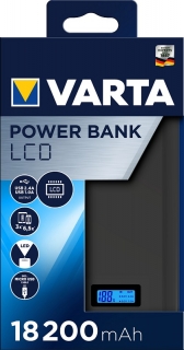 LCD Power banka 18200 mAh , 57972 , VARTA