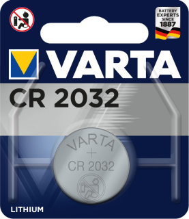 Knoflíková lithium baterie CR 2032 VARTA