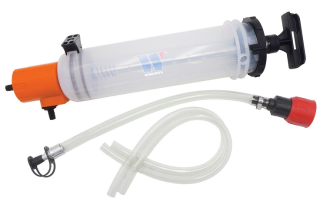 Sací a plnící pumpa pro výměnu olejů a provozních kapalin, obsah 1,1 l WELZH