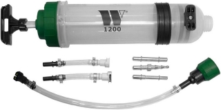 Sací a plnící pumpa pro palivové systémy , 3 adaptéry, obsah 1,5 l , WELZH