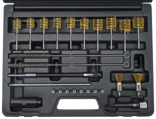 Univerzální sada na čištění sedel a prostoru pro vstřikovače, 26 dílů, Welzh