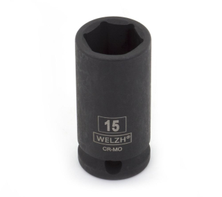 Hlavice nástrčná 3/8", 6-ti hran 22 mm, CrMo, Welzh
