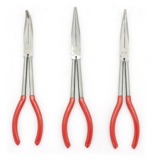 Kleště s dlouhým nosem, sada 3 kusy, Welzh