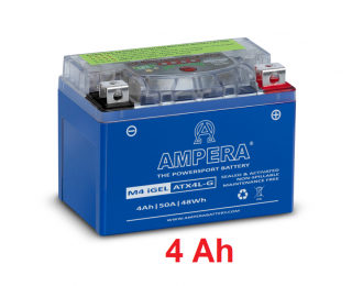Motobaterie AMPERA iGEL, 4 Ah, 12 V, ATX4L-G