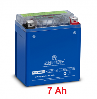 Motobaterie AMPERA iGEL, 7 Ah, 12 V, ATX7L-G