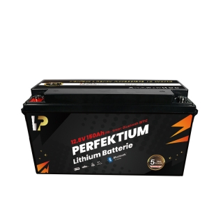 Trakční baterie 150 Ah, 12,8 V, Perfektium LiFePo4 Lithium, přes 3000 cyklů, 5 let záruka, s vestavěným Smart BMS, Bluetooth, PB-12.8V 150Ah Perfektium