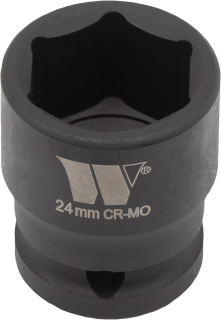 Hlavice nástrčná 1/2", 6 hran, CrMo, 22 mm, Welzh