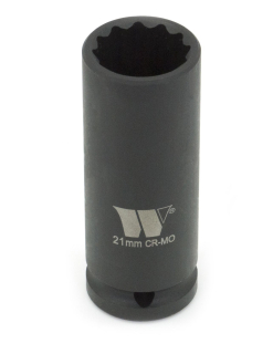 Hlavice nástrčná 1/2", 12 hran, 22 mm, CrMo, Welzh