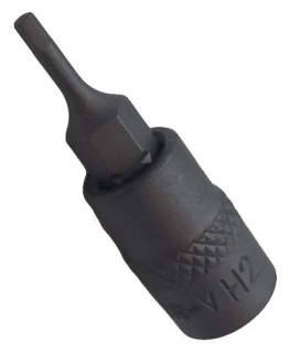 Hlavice zástrčná 1/4", Inbus H1.5, S2, Welzh