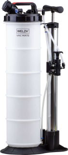 Sací a plnící pumpa na provozní kapaliny, s adaptéry, objem 9,5 l, Welzh