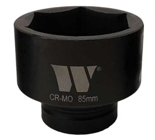 Hlavice nástrčná 1", 6 hran, pro rázové utahováky, CrMo, 85 mm, Welzh