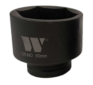 Hlavice nástrčná 1", 6 hran, pro rázové utahováky, CrMo, 100 mm, Welzh