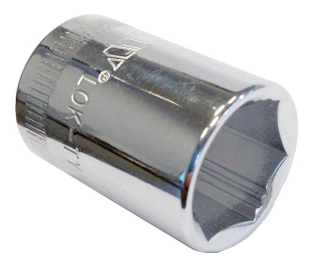 Hlavice nástrčná Lok-Typ 1/4", 6 mm, 6 hran, CrV, Welzh