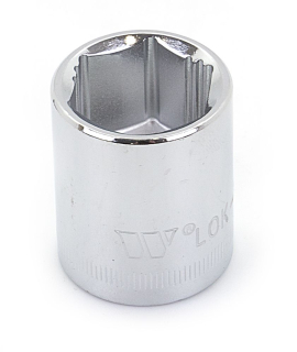 Hlavice nástrčná Lok-Typ 3/8", 17 mm, 6 hran, CrV, Welzh