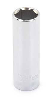 Hlavice prodloužená nástrčná Lok-Typ 3/8" , 17 mm, 6 hran, CrV, Welzh