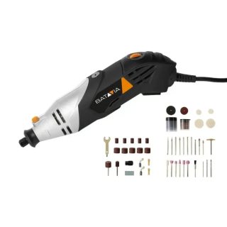 Bruska, minibruska, pro frézování, vrtání, leštění a broušení, příkon 170W, 230V, 35.000 ot./min., 125 ks příslušenství, BATAVIA FIXXSERIES 7064686