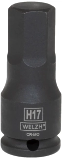 Hlavice zástrčná 3/8", Inbus H14, CrMo, Welzh