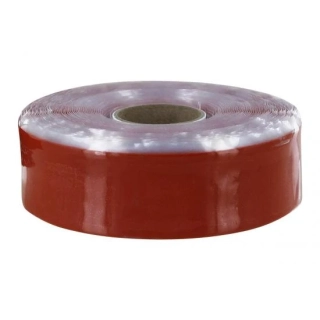 Ukončovací samovulkanizační páska pro Firesleeve 25 mm, délka 10 m, červená, silikon